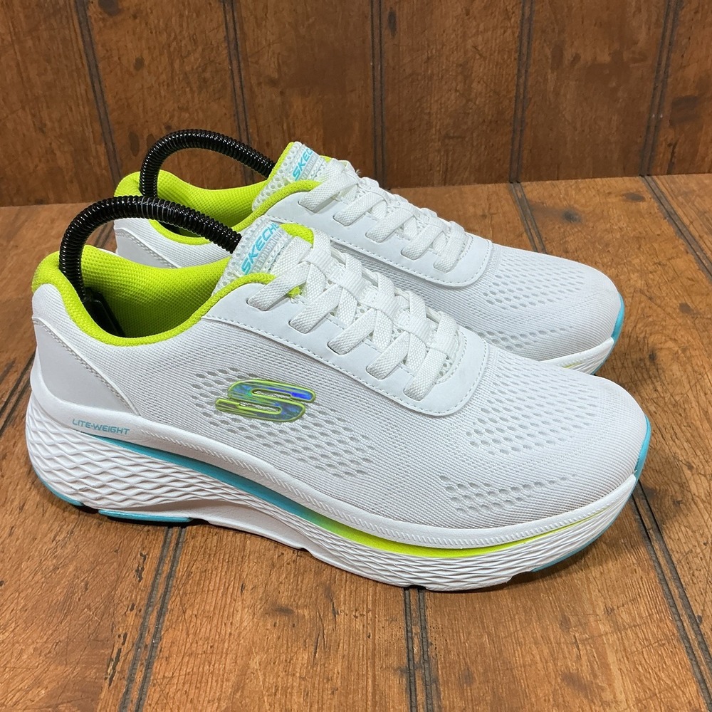 Skechers Go Run Elevate 2.0 Women's 7.5 White Athletic Running Shoes Sneakers